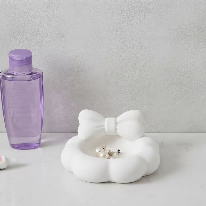 ถาดใส่เครื่องประดับรูปโบว์สีดำ - Organza Ribbon Spool บทวิจารณ์และราคา