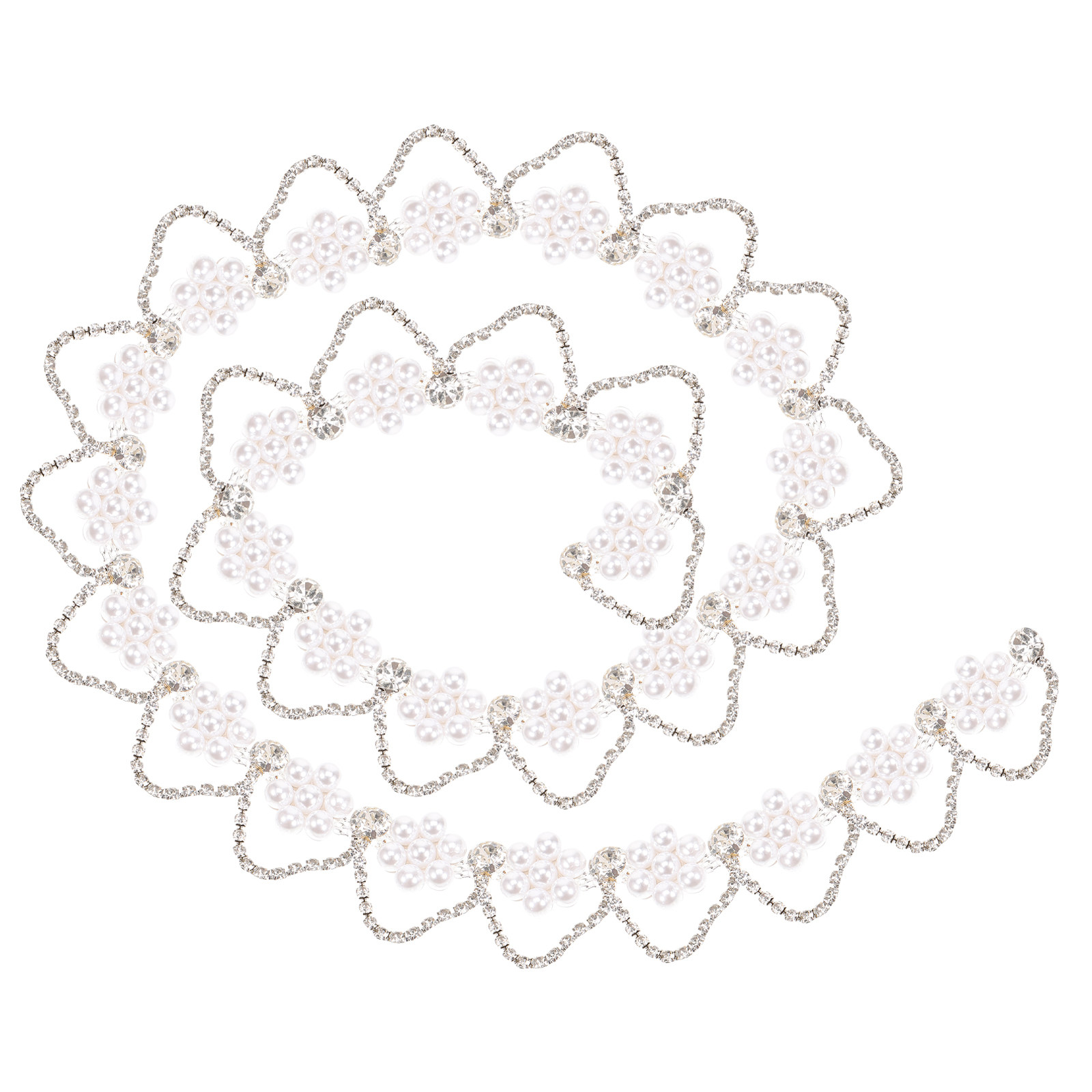 สายโซ่ประดับมุกและคริสตัลคุณภา - Pearl Trim Chain บทวิจารณ์และราคา