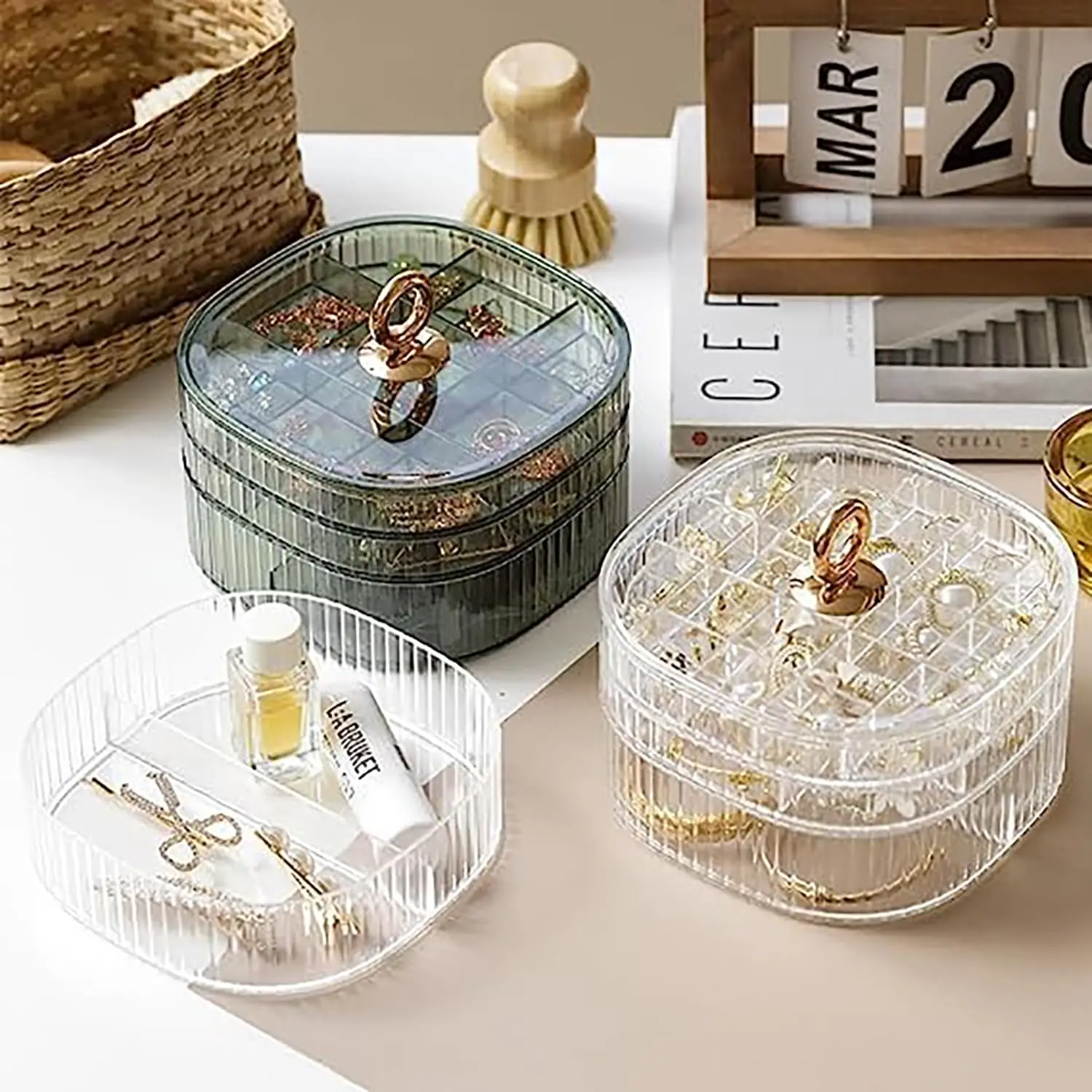 กล่องใส่เครื่องประดับ, กล่องเก - Craft Embellishment Storage บทวิจารณ์และราคา