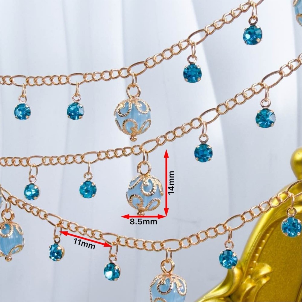 ลูกปัดแก้วขนาด 0.5 เมตร/1 เมตร - Pearl Trim Chain บทวิจารณ์และราคา